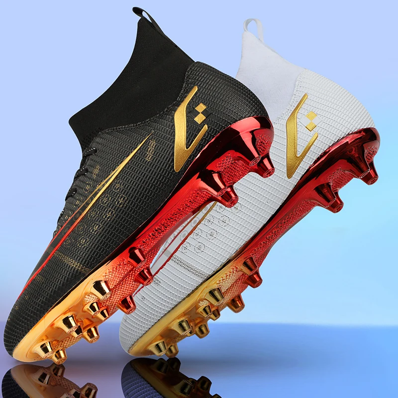 

Football Sneakers for Men Professional Original Society Football Boot Artificial Grass Teen Training Long Spikes Soccer Cleats