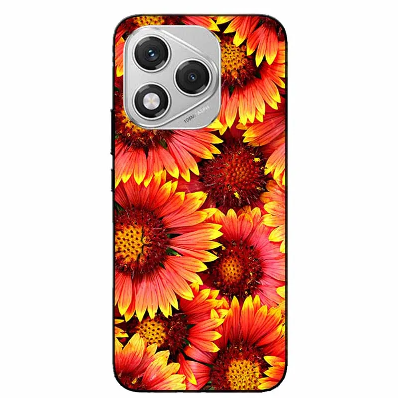 Marble Painted Silicone Back Cover Case – Premium Design