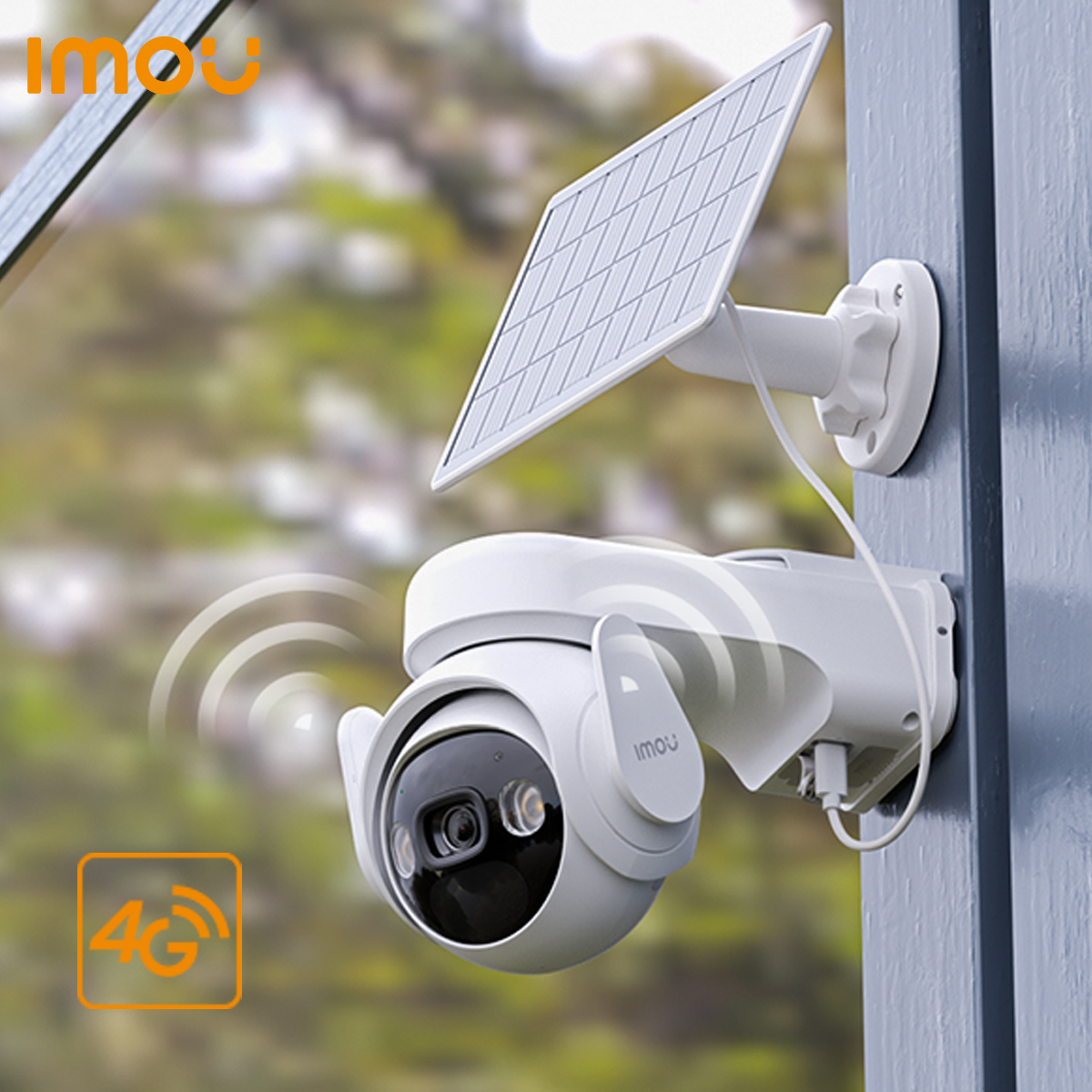 IMOU Cell PT 4G KIT Camera 2K Wireless Outdoor Security Camera Smart PIR Detection Battery/Solar Powered IP Camera Two-way Talk