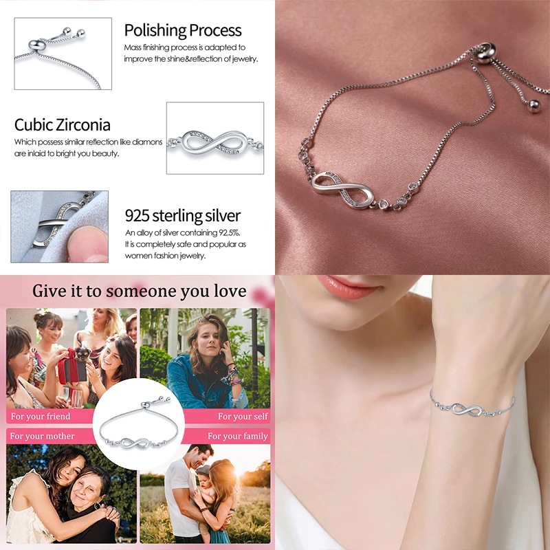 رائجة البيع 925 الفضة الأصلي 17-20 سنتيمتر جيبسوفيلا الأبدية حبة لينة ربط سوار للمرأة بها بنفسك هدايا عيد الميلاد مجوهرات