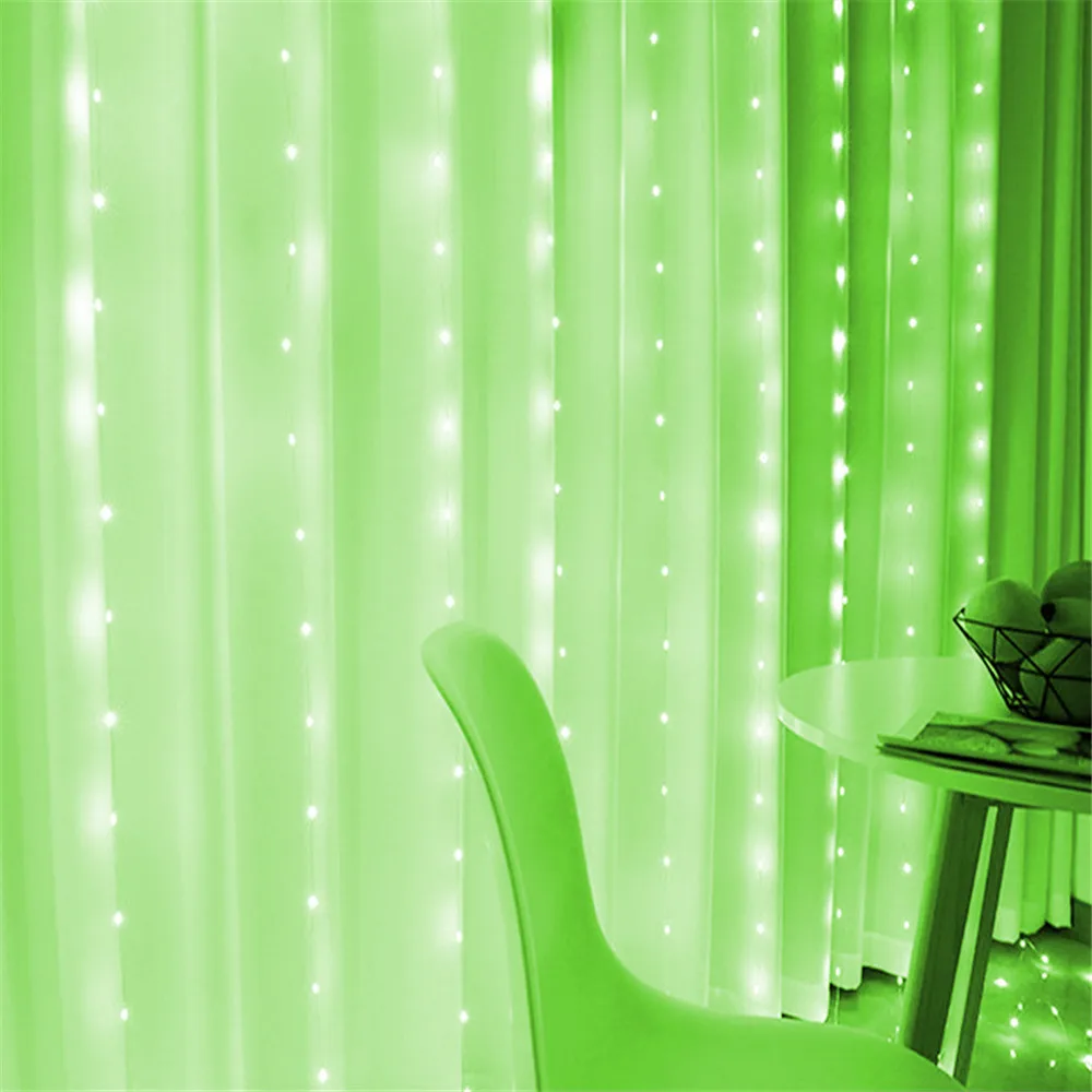 thumbnail image 1 of Guirnalda de luces LED con 8 modos para bodas, USB, 3 m, 4 m, 6 m, para decoración de fiestas, exteriores, vacaciones, dormitorio, Navidad, 1 of 5