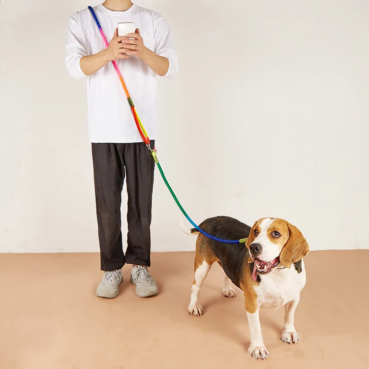 Reflective Hands Free Dog Leash For Running And Walking Big Dogs_voghion.com