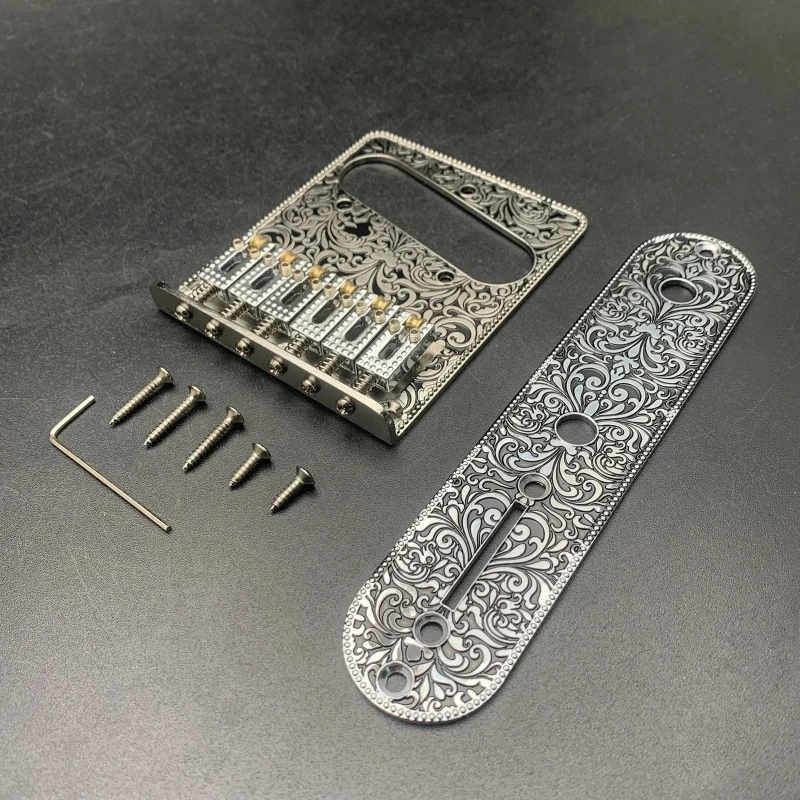 Musiclily Pro Ponte Per Charra Stile Vintage Da 54 Mm Con Manico - Foto 7