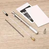 Metal Mechanical Pencil 0.3/0.5/0.7/0.9/1.3/2.0mm Drawing Automatic HB Pencil Leads Set School Office Writing Art Stationery 4