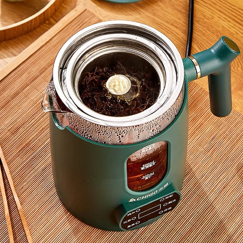 800ml Smart Tea Maker Electric Kettle Automatic Thermal Insulation With Strainer Floral Teapot Office Health Kettle 220V 110V