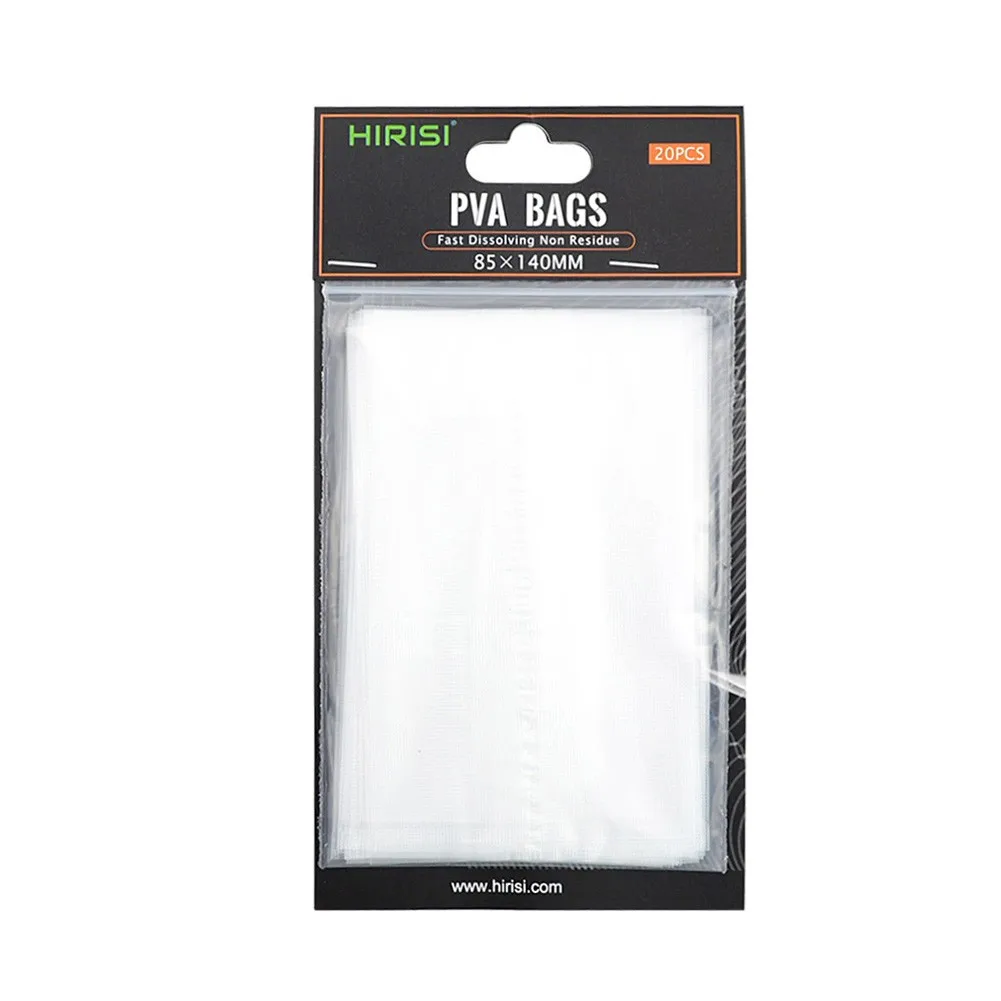 Sachets PVA solubles 20 pièces pour bouillettes carpe - accessoires pêche écologique à dissolution rapide