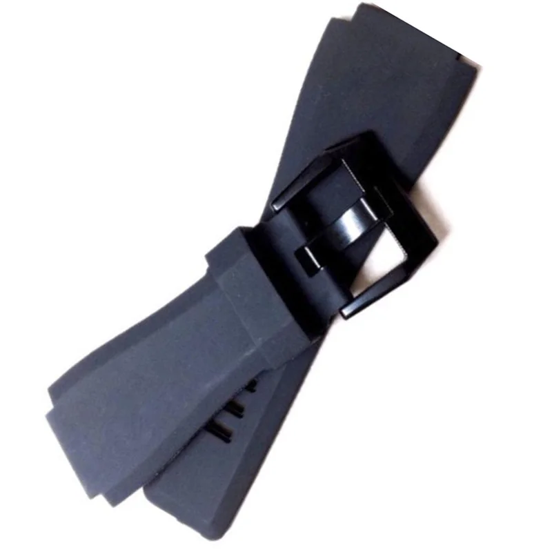 

for Bell Ross BR01 Series WatchBand Accessories Waterproof Bracelet Rubber Strap Men Silicone Strap PIN Buckle 34x24mm