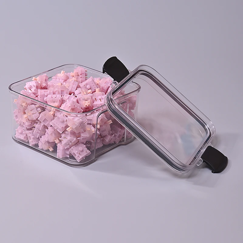 INSTOCKStorageJarMechanicalKeyboardSwitchKeycapPlasticBox