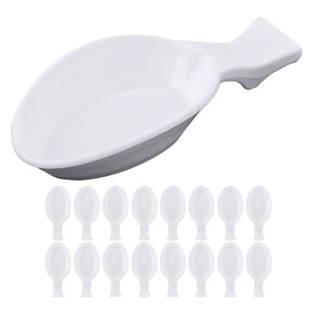 20Pcs 잉크 접시 서예 브러시 레스트 홀더 효율적인 잉크 흐름 제어 초보자를 위한 안정적인 브러시 스탠드 전문가 예술