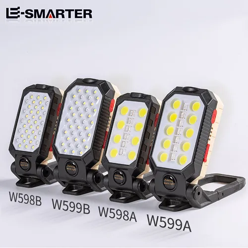 ESMARTER COB 휴대용 작업 조명, USB 충전식 비상 수리 라이트, 모바일 광원 손전등 4
