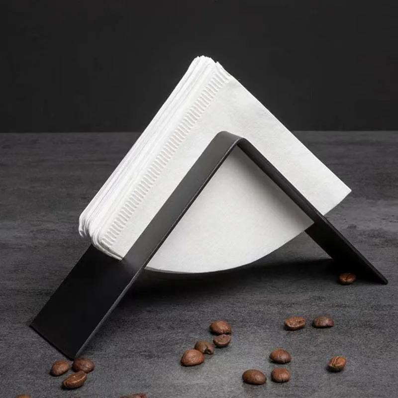 

10pcs Stainless Steel Coffee Filter Holder Fan-shaped V60 Hand-washed Filter Holder Coffee Shop Filter Paper Storage Rack