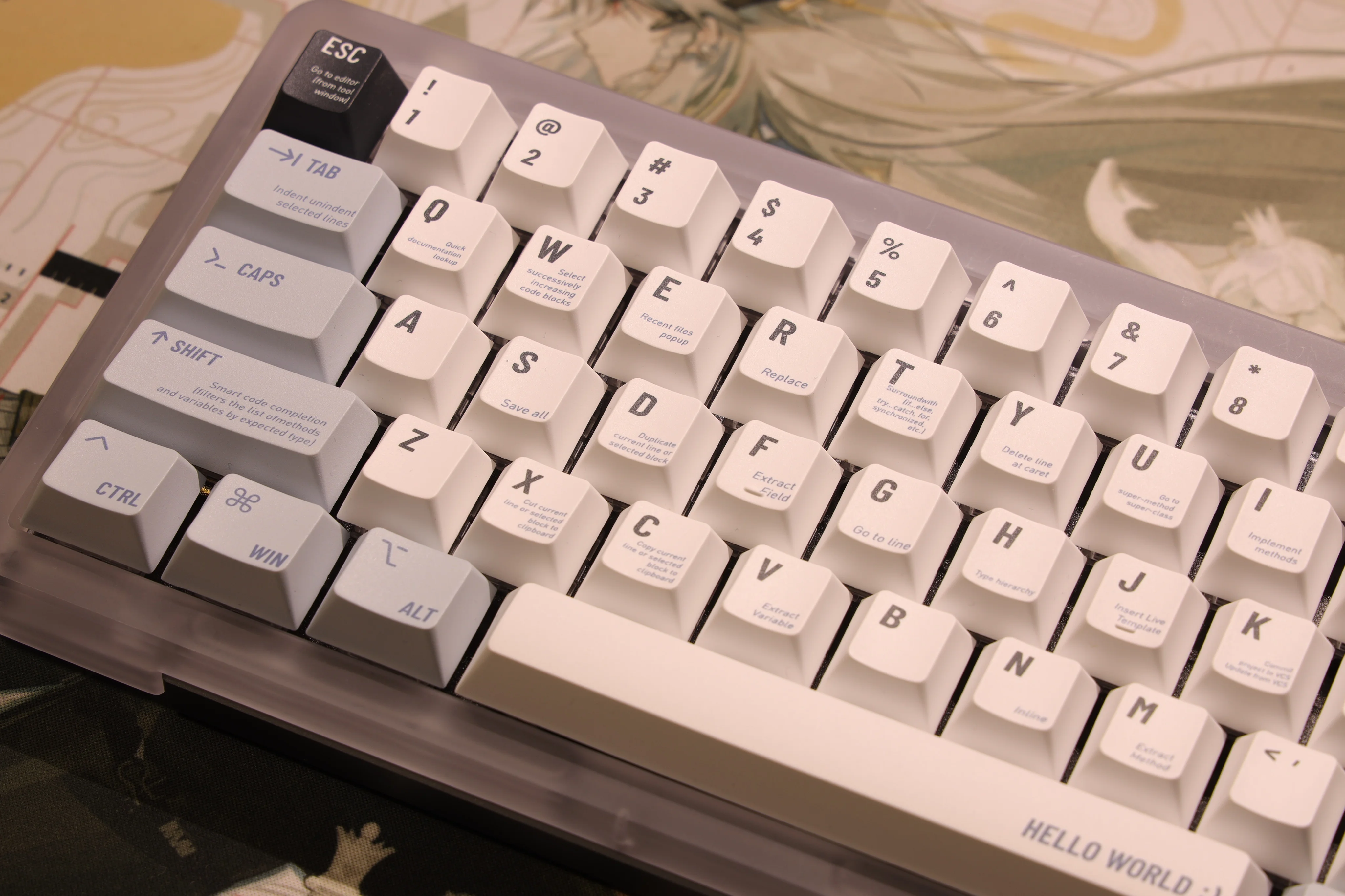 Kca Design Keycaps para Teclado Mecânico Keycaps Personalizados Keycaps Perfil Cereja Lados Dye Sub Pbt Conjunto Completo - Imagem 4