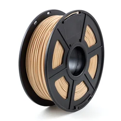 Enhanced 3D Printer Filament - High - Strength ABS, 1.75mm, 1kg Spool, Durable and Flexible (Imitation Wood)