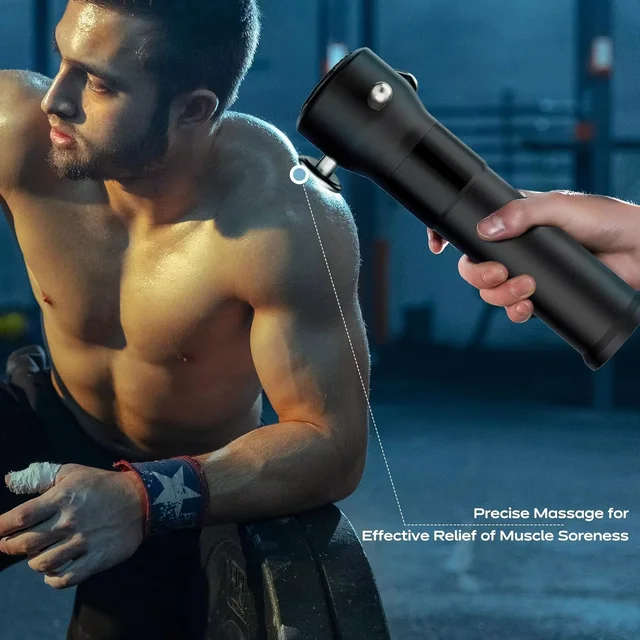 THERATOOLS 3D Fascia Massage Gun - Deep Tissue Muscle Massager for Neck Back Pain Relief, Fitness Recovery 2