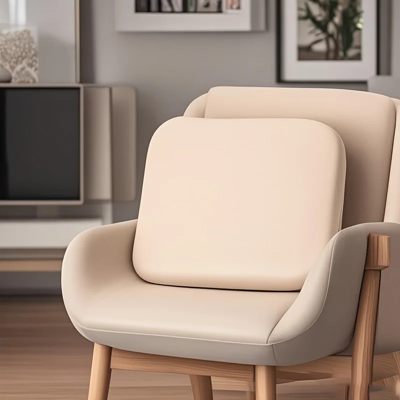 1PC Chair Cushion,Breathable Pad, Memory Sponge Pad, Ergonomic Design Pad, Solid Color Cushion, Suitable for Home and Office Use