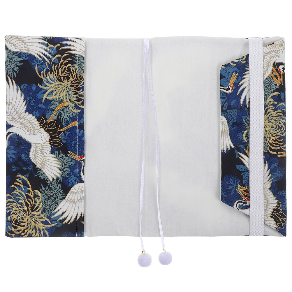 Book Cover Sleeve Protector A5 Book Covers Hardcover Soft Cloth Book Protector Hand-made Book Sleeve Notebook Decor - 4