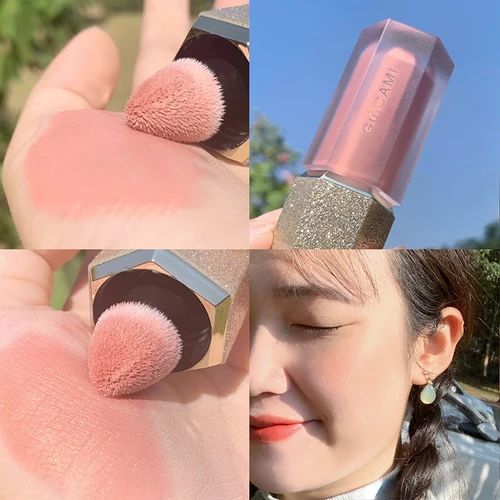 리퀴드 페이스 블러쉬 치크 루즈, 내추럴 스무스 볼 블러셔, 루즈 색소 블러셔, 오래 지속되는 크림 페이스 메이크업 화장품 4