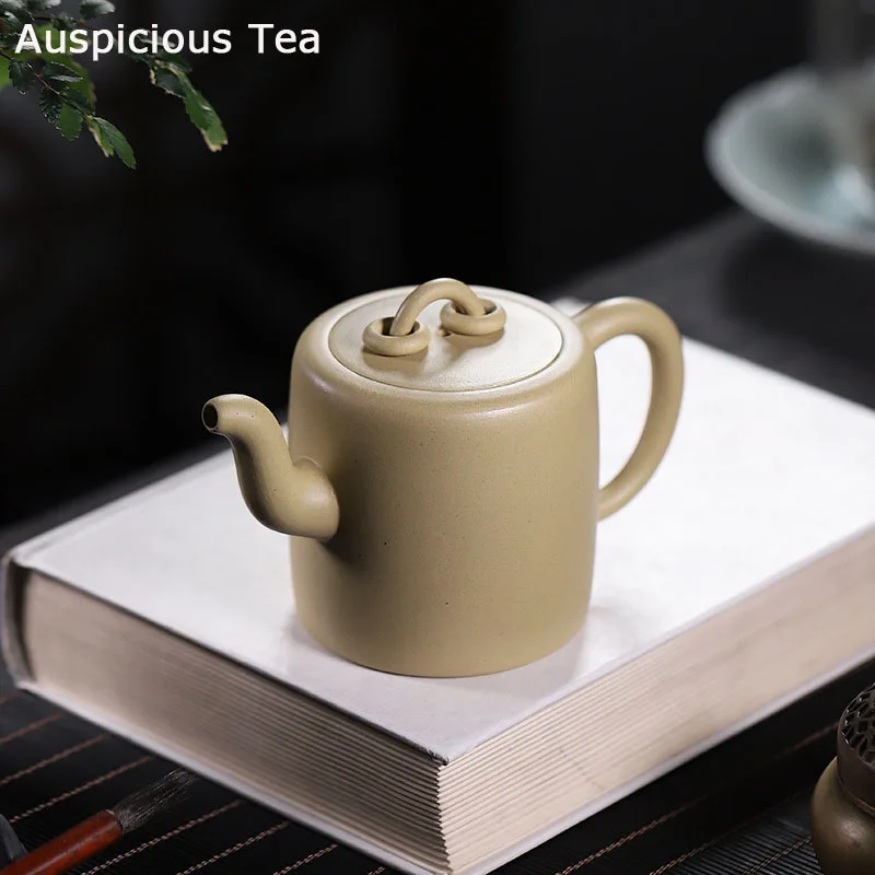 

250ml Authentic High Capacity Yixing Raw Ore Purple Clay Teapot Master Handmade Household Kungfu Teaset Customized Birthday Gift