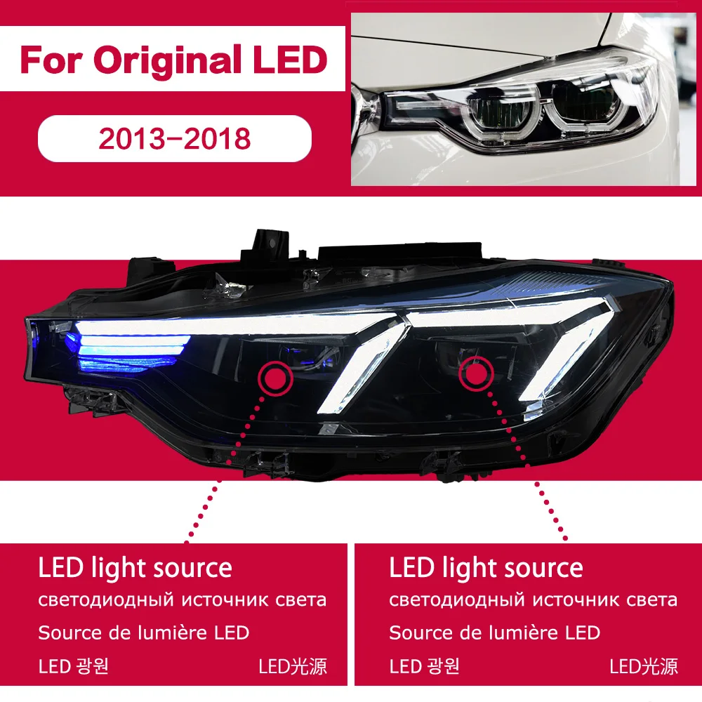 ヘッドライトアセンブリ F30 F35 LED ヘッドライト 2013-2019 ヘッド