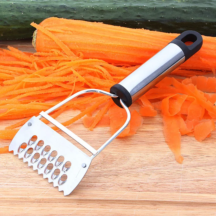

Multi-function Peeler Slicer Vegetable Fruit Paring Knife Carrots Potatoes Cucumbers Quickly Shred Kitchen Tools Stainless Steel