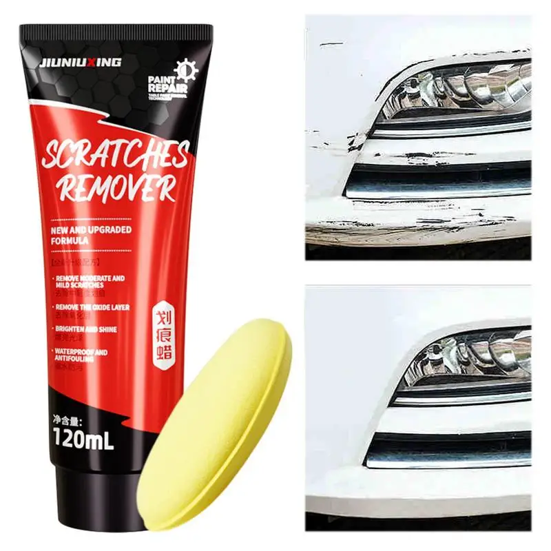 

4oz Car Paint Scratch Repair Wax, Auto Scratch Remover Auto Paint Scratches Wax For Brightening Waterproof, Car Scratch Remover