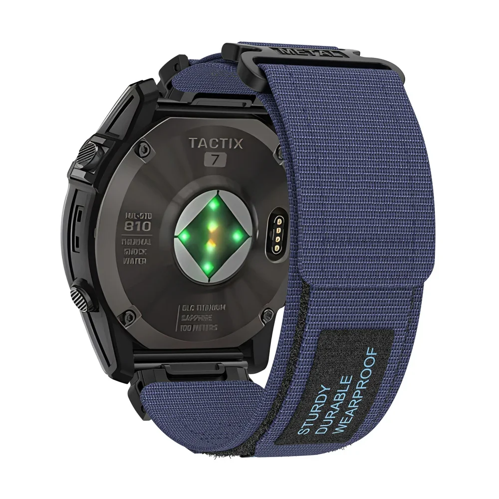 High-Performance Sports Nylon Loop Band for Garmin Watches - Durable & Versatile Bracelet Strap