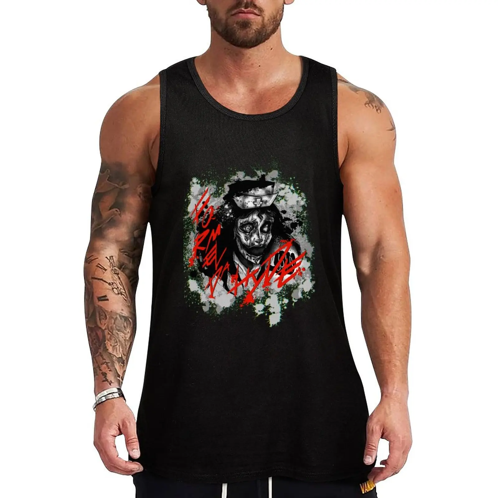 

Patient N.01 Tank Top bodybuilding man Men's gym articles plain t-shirt gym clothes for man