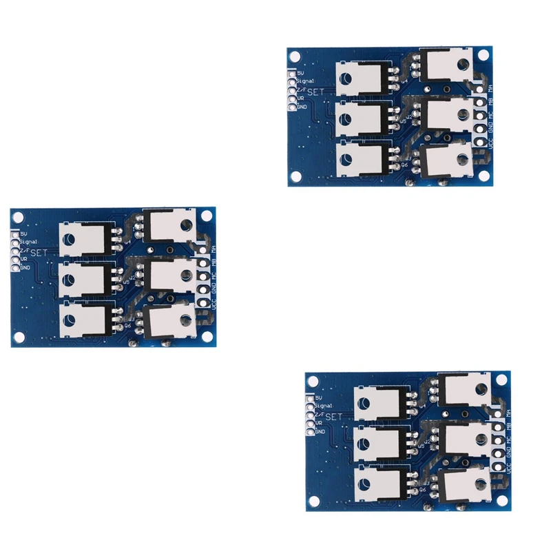 

3X DC 12V-36V 500W Brushless Motor Controller Without Hall PWM Control Balanced Car Driver Board Durable Use