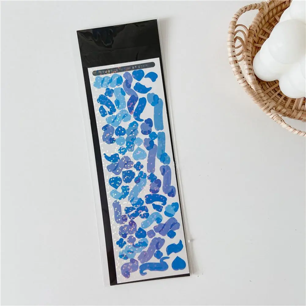 1 Sheet Crafts Korean Journal Phone Diary Self-adhesive Scrapbooking Sticker Decorative Stickers Cardmaking 