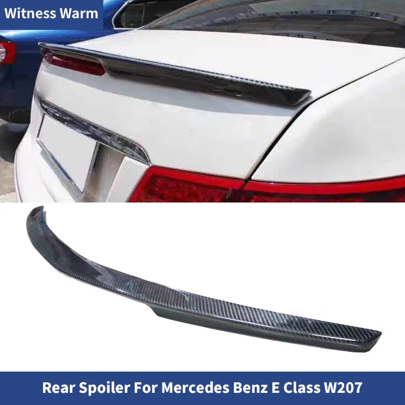 Настоящее углеродное волокно/frp задний спойлер для багажника Mercedes-benz 2010-2016 E-class E350