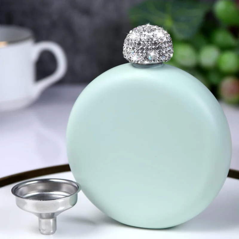 

, Stainless Steel Flagon, Portable Flagon, Fashionable Wine Bottle For Men And Women, Stainless Steel Wine Jug, Beautiful Drinkw