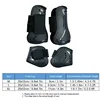 Horse Leg Protective Boots Adjustable PU Neoprene Horse Splint Boots Leg Protection Support for Training Racing Riding Jumping 6