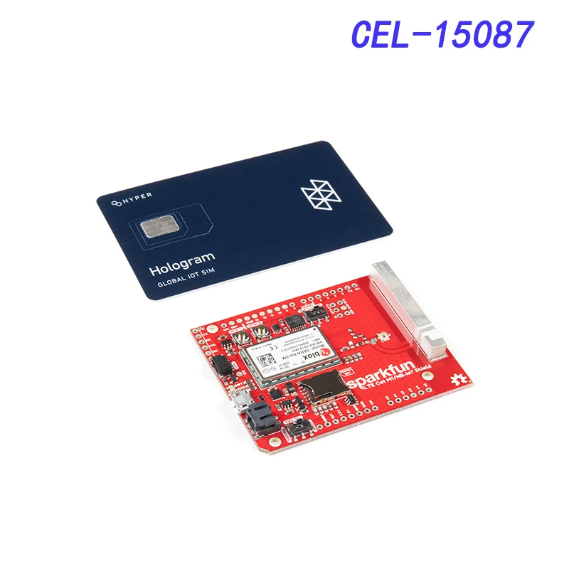 

CEL-15087 Cellular development tool LTE CAT M1/NB IoT Shield - SARA-R4 (with Hologram SIM Card)
