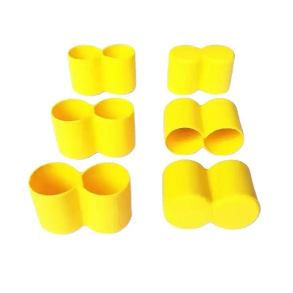 Cups Non-Slip Covers Silicone Pads Floor Protectors Furniture Feet Chair Leg Caps Double Tube Feet Covers Plastic Pipe Cover