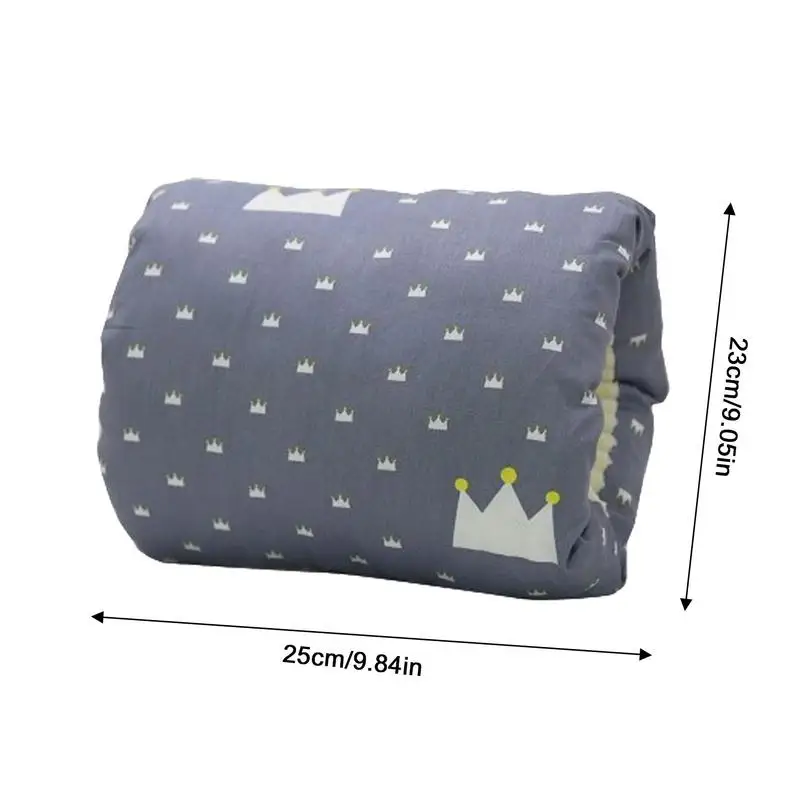 Nursing Arm Pillow Anti-Spitting Support Head Cozy Cradle Arm Pillow Soft And Washable With Hole For Travel Kids
