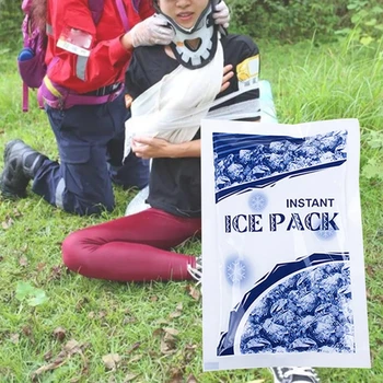 100g 일회용 아이스 백 아이스 팩 인스턴트 냉각 속도 콜드 아이스 백 일사병 스포츠 용 야외 긴급 생존 키트