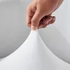 1 Pc Solid Color Fat Person Sofa Chair Protective Cover Without  Armrests Single Sofa Cover Coffee Shop All Inclusive Fat Stool 4
