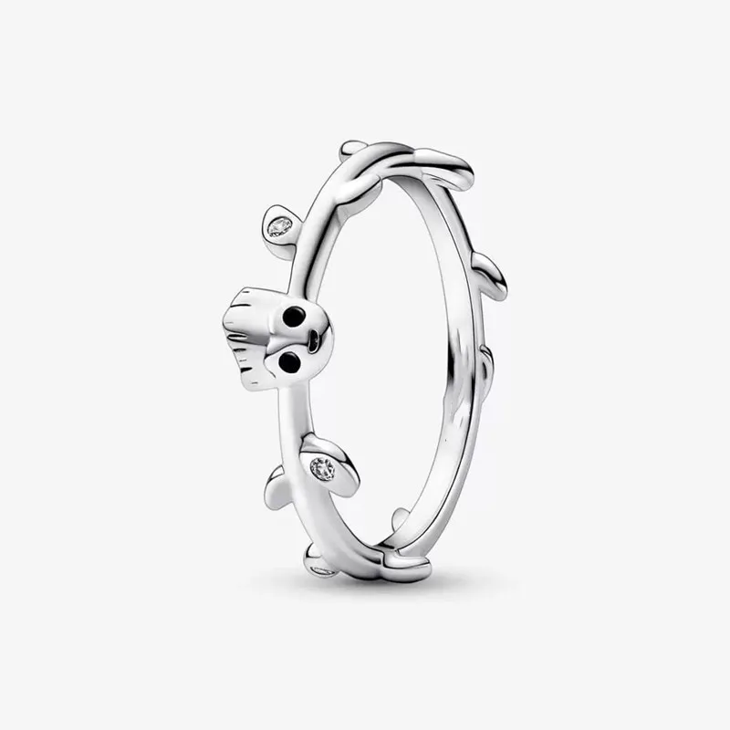 Disney Groot Sterling Silver Ring Guardians of The Galaxy Ring for Women Ring Fashion Original Ring Silver Jewelry Lovers Gift