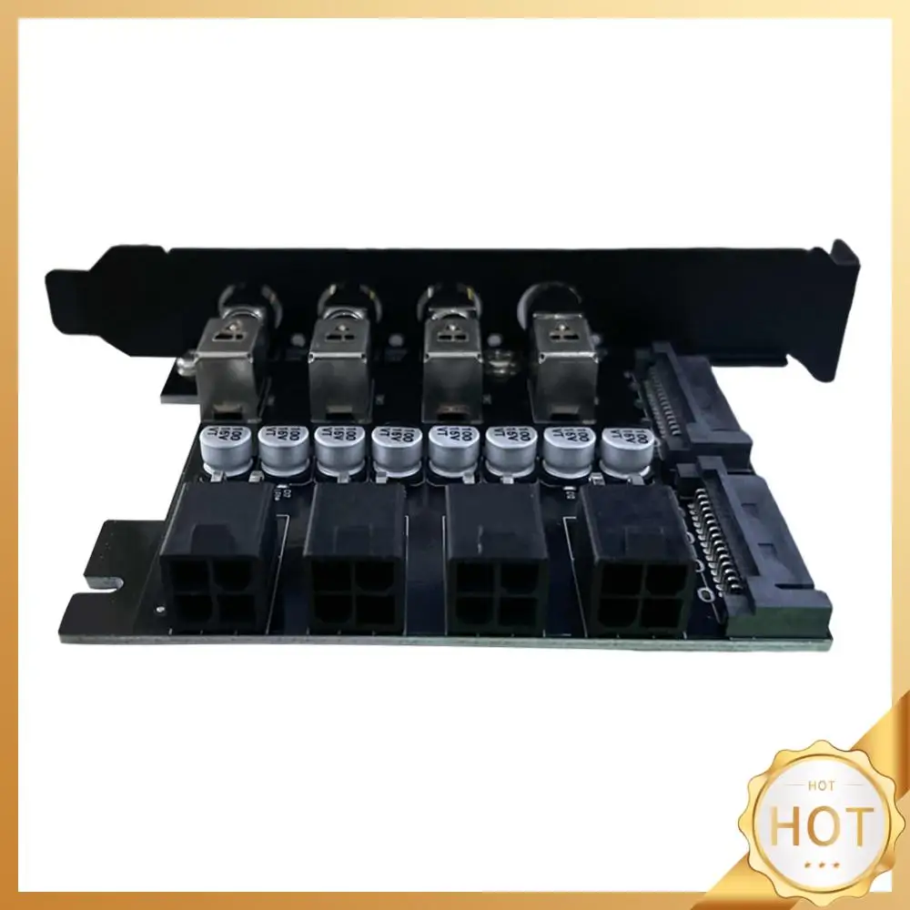 

Плата расширения мощности двухканальный жесткий диск PCI плата расширения 4 бит свободное расширение PCI бит с SATA кабелем управление питанием SSD