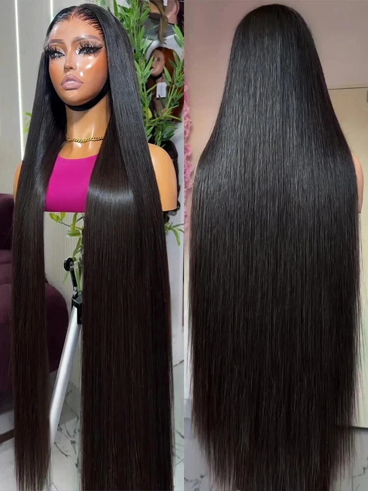 200 Density Straight Lace Front Wig Human Hair 13x4 HD Lace Front Wig for Women - Pre Plucked, Pre Cut, Bye Bye Knots 3