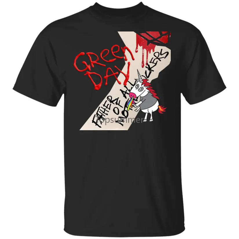 

Green Day Father Of All Audio 2019 T-Shirt Black-Navy For Men-Women Harajuku Tops Fashion Classic Tee Shirt