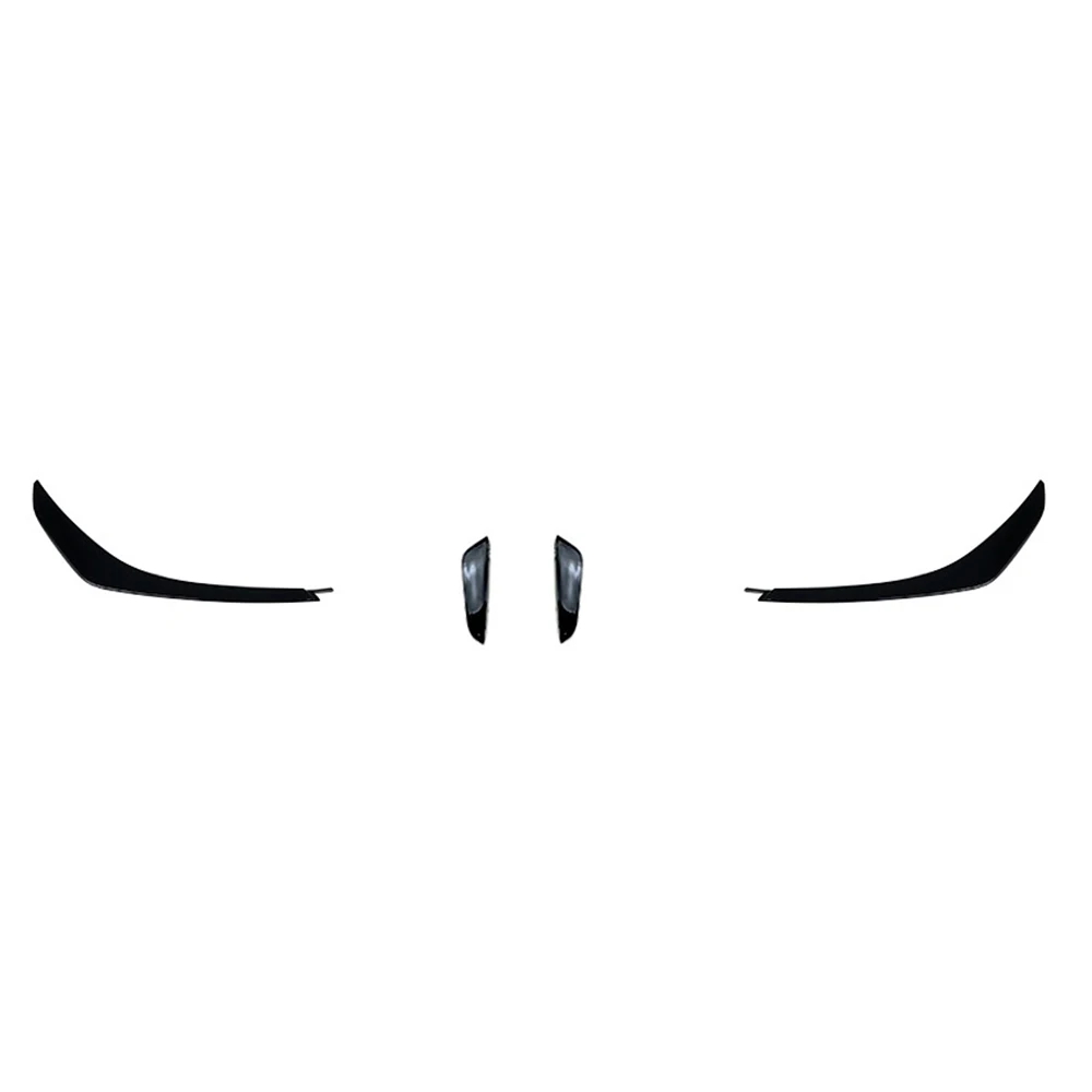4Pcs Front Bumper Lip for Mercedes-Benz GLA H247 GLA200 GLA35 GLA45 AMG Splitter Canards Air Vent Cover
