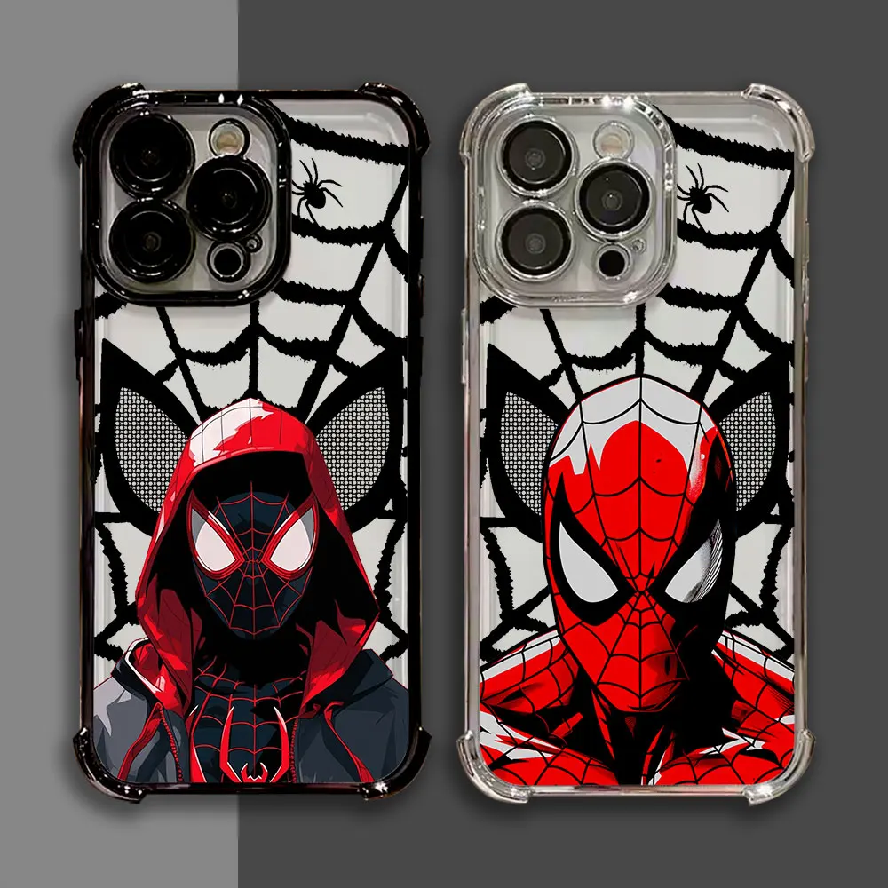 Spiderman Miles Morales Protective Phone Case - Anti-Fall Hero Design