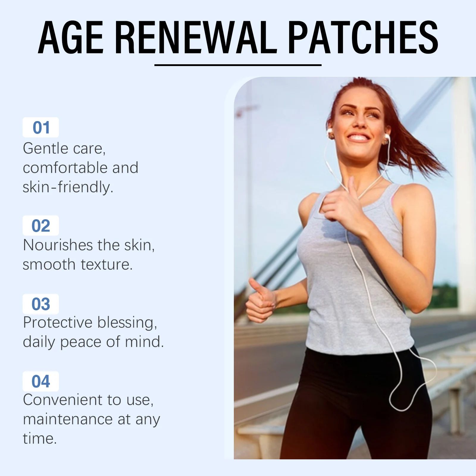 Body Care Patch Nourishes&Cares For The Skin Providing Comfort Enhancing Youthful Vitality&Gently Skin Smoothing Portable Patch - 4