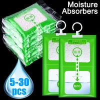Hangable Wardrobe Moldproof Moisture Proof Dehumidification Bag humidity Moisture Absorbing Bag Closet Dehumidizer Eco Friendly 1