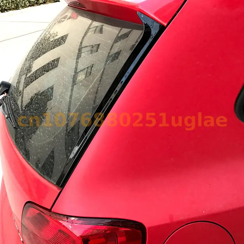 

Спойлер на заднее стекло автомобиля для Volkswagen Polo MK5 2011 2012-2016-2019, спойлер на края, внешняя наклейка для автомобиля, аксессуары для модификации