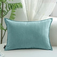 Housse de coussin grande taille 50x1 0/60x80/70x70CM, taie d'oreiller à rayures, taille solide, décoration de maison 5