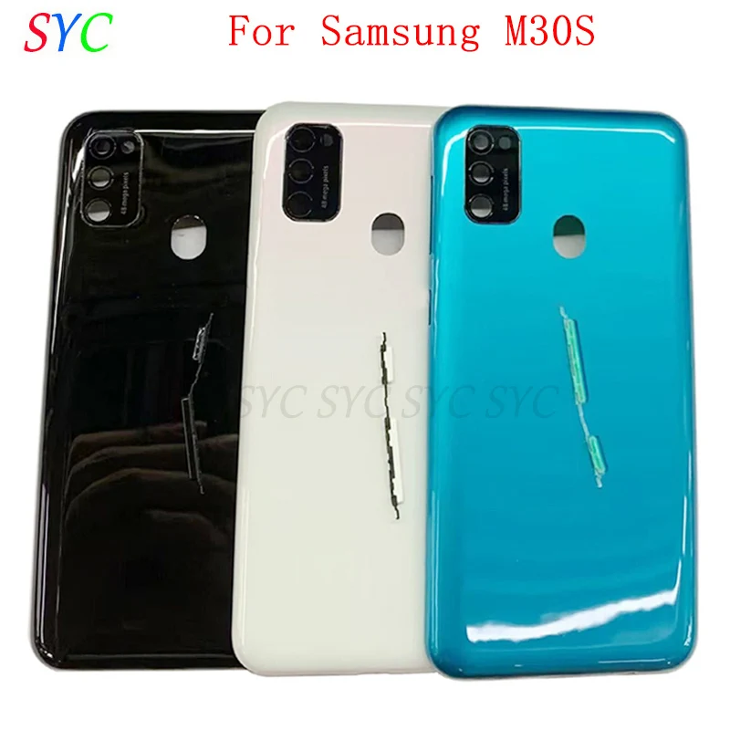 

Задняя крышка батарейного отсека, корпус для Samsung M30S M307, задняя крышка с логотипом, запасные части