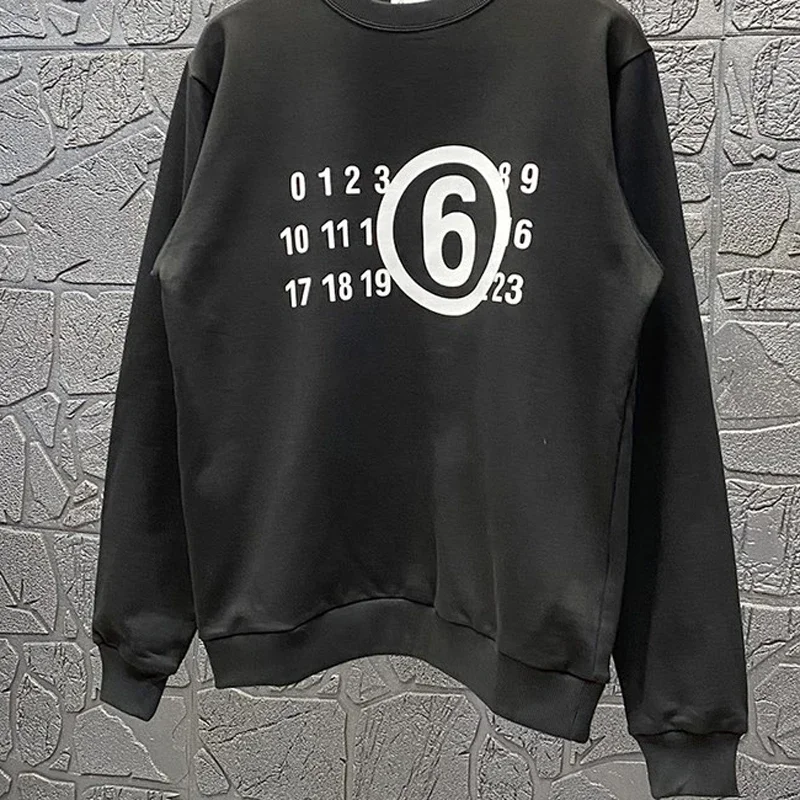 

Men Women Couple 마르지 엘라 マルジェラ Hoody Sweatshirts Daily Casual Loose Hoodie High Quality Cotton Crewneck Pullover