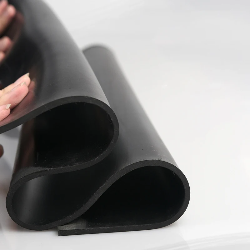 

1pcs Black Wear-resistant Rubber Pad Oil-resistant Rubber Plate Anti-skid Cushion Thickness 1 2 3 4mm